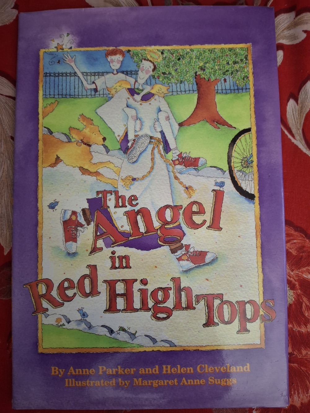 Children's book the angel in red high tops